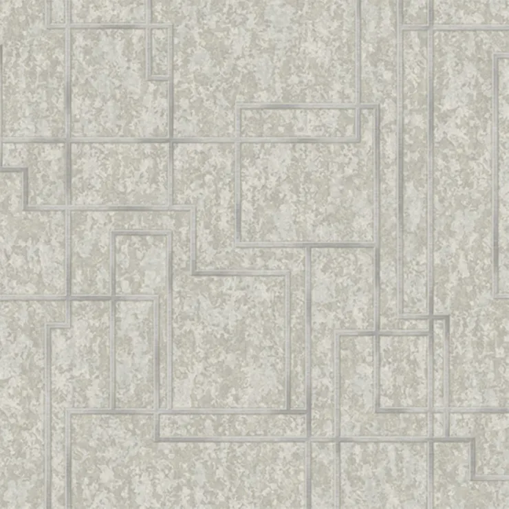 octagon-1202-3 Geometrik Desenli Gri