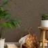 AdaWall Roka Koyu Kahverengi Mantar Desenli Duvar Kağıdı