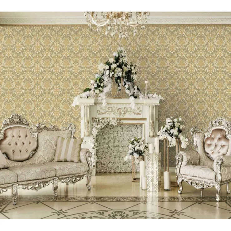 AdaWall Klasik Damask Duvar Kağıdı EPHES 1002